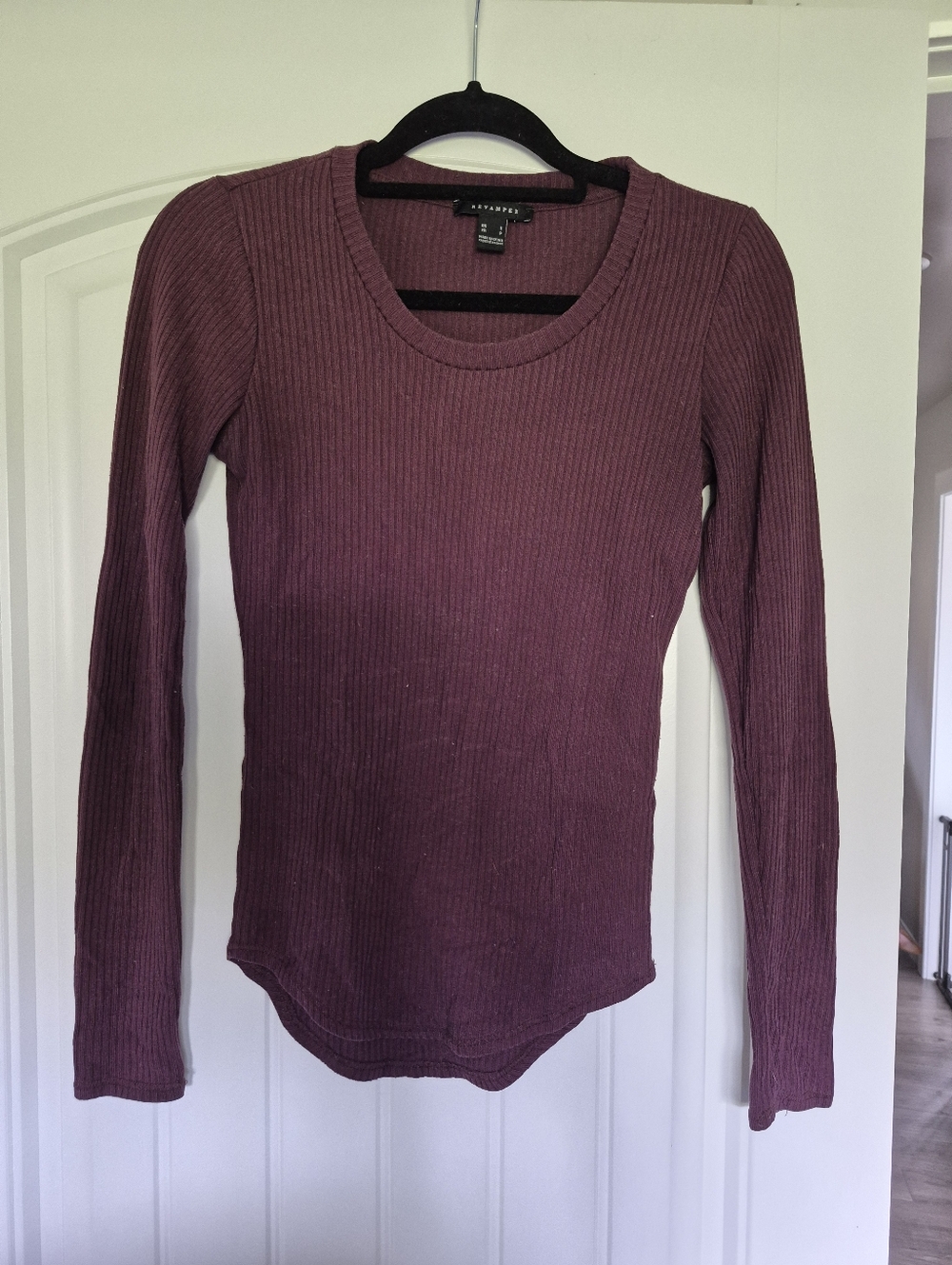 Revamped Wine Long Sleeve Shirt